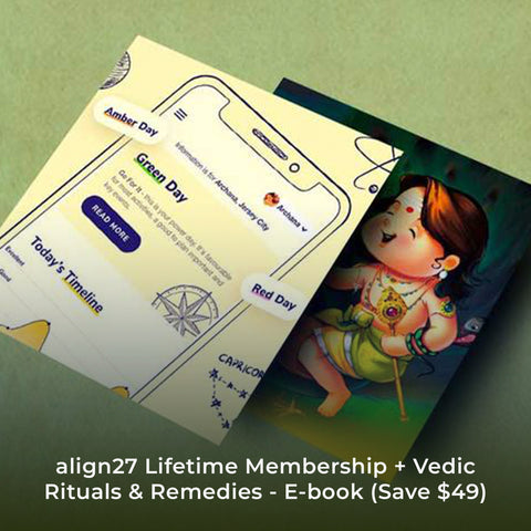 align27 Lifetime Membership + Vedic Rituals & Remedies - E-book (Save $49)